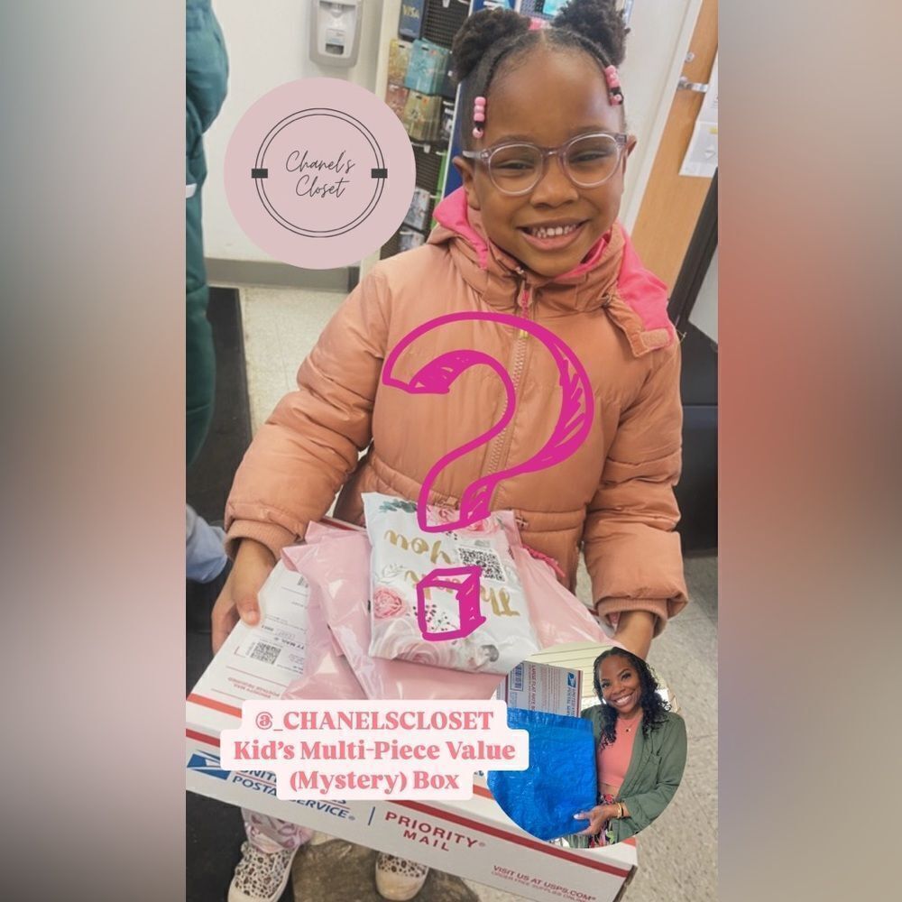 @_CHANELSCLOSET Kids Preloved Mystery Box – Multi-Piece Value Bundle, Various Sz